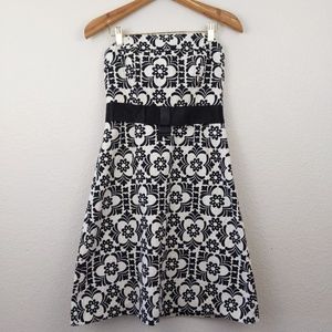 Lilly Pulitzer Jacquard strapless bow dress 4